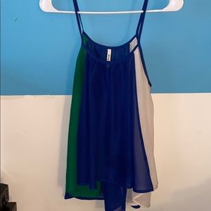 Myth NYC Tri-Colored Tank Top